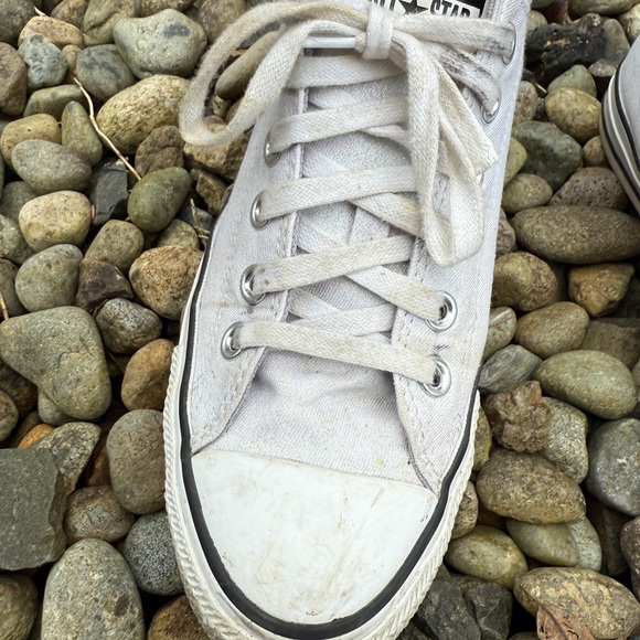 ✨Sparkly White Converses (See photos) ✨ 

So cute - Picture 10 of 12